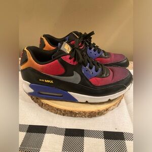 Nike Air Max 90 SD 2015 Sneakers Men‎ 9.5 Black Persian Violet Purple 724763-005